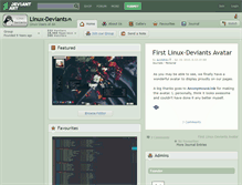 Tablet Screenshot of linux-deviants.deviantart.com
