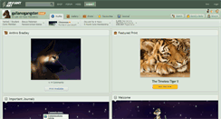 Desktop Screenshot of galianogangster.deviantart.com