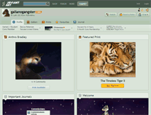 Tablet Screenshot of galianogangster.deviantart.com