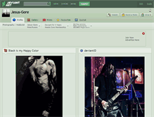 Tablet Screenshot of jesus-gore.deviantart.com