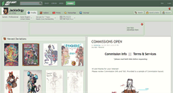 Desktop Screenshot of jackle0rgy.deviantart.com