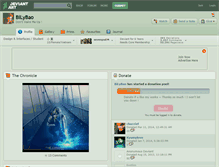 Tablet Screenshot of bilybao.deviantart.com