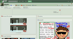 Desktop Screenshot of dukester.deviantart.com
