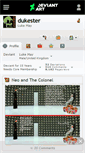 Mobile Screenshot of dukester.deviantart.com