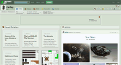 Desktop Screenshot of canray.deviantart.com