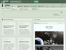 Tablet Screenshot of canray.deviantart.com