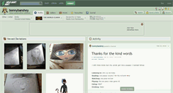 Desktop Screenshot of bonnybanshey.deviantart.com