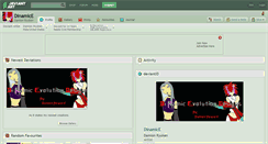 Desktop Screenshot of dinamice.deviantart.com
