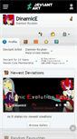 Mobile Screenshot of dinamice.deviantart.com