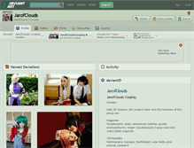 Tablet Screenshot of jarofclouds.deviantart.com