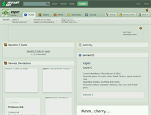 Tablet Screenshot of esper.deviantart.com
