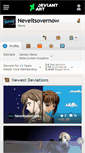 Mobile Screenshot of neveitsovernow.deviantart.com