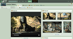 Desktop Screenshot of eclectic-tastes.deviantart.com