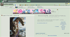 Desktop Screenshot of anotherwanderer.deviantart.com