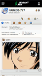 Mobile Screenshot of narkoz-777.deviantart.com