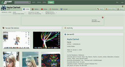 Desktop Screenshot of kayla-clarinet.deviantart.com