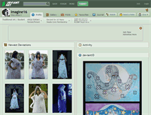 Tablet Screenshot of imagine16.deviantart.com