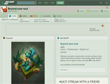 Tablet Screenshot of beyond-your-soul.deviantart.com