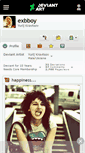 Mobile Screenshot of exbboy.deviantart.com