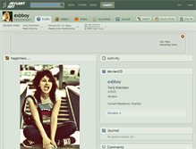 Tablet Screenshot of exbboy.deviantart.com