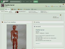 Tablet Screenshot of charlie-carver.deviantart.com