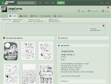 Tablet Screenshot of jorgecorrea.deviantart.com