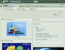 Tablet Screenshot of kieri.deviantart.com