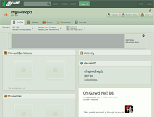 Tablet Screenshot of ohgawdnoplz.deviantart.com