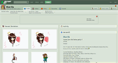 Desktop Screenshot of blue-lila.deviantart.com