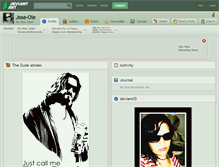 Tablet Screenshot of jose-ole.deviantart.com