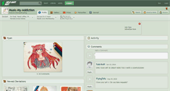 Desktop Screenshot of music-my-addiction.deviantart.com