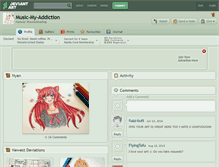 Tablet Screenshot of music-my-addiction.deviantart.com