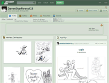 Tablet Screenshot of darrenshanforeva123.deviantart.com