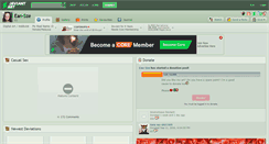 Desktop Screenshot of ean-sze.deviantart.com
