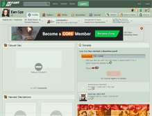 Tablet Screenshot of ean-sze.deviantart.com