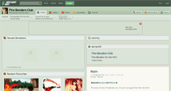 Desktop Screenshot of fire-benders-club.deviantart.com