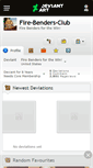 Mobile Screenshot of fire-benders-club.deviantart.com