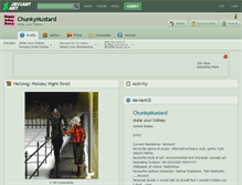 Tablet Screenshot of chunkymustard.deviantart.com