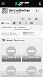Mobile Screenshot of destructiveorgy.deviantart.com