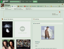 Tablet Screenshot of elehzya.deviantart.com