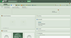 Desktop Screenshot of driden.deviantart.com