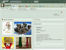 Tablet Screenshot of mussicca.deviantart.com