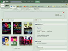 Tablet Screenshot of haem.deviantart.com