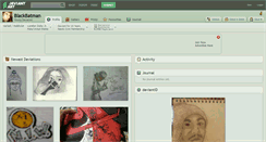 Desktop Screenshot of blackbatman.deviantart.com