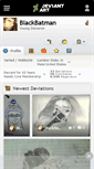 Mobile Screenshot of blackbatman.deviantart.com