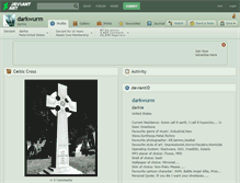 Tablet Screenshot of darkwurm.deviantart.com