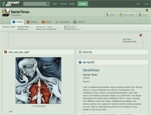 Tablet Screenshot of danielteran.deviantart.com