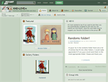 Tablet Screenshot of knd-love.deviantart.com