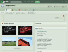 Tablet Screenshot of connerdowney.deviantart.com