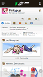 Mobile Screenshot of pinkypup.deviantart.com